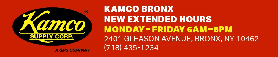Kamco Bronx new extended hours! 6AM-5PM.