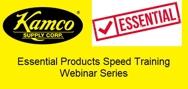 Kamco Essential Products Speed Training Webinar Series